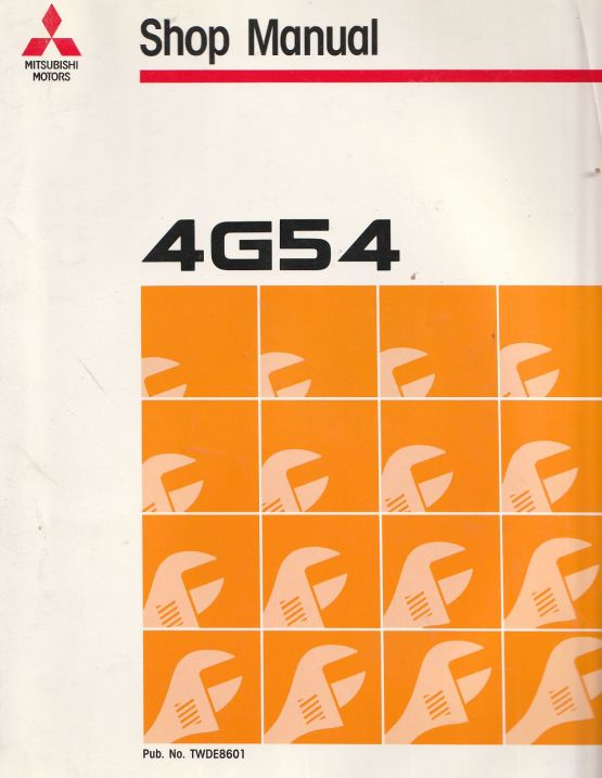 Mitsubishi 4G54 Shop Manual